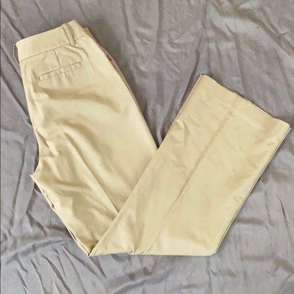 Context Pants - Context Khaki Wide Leg Pants
